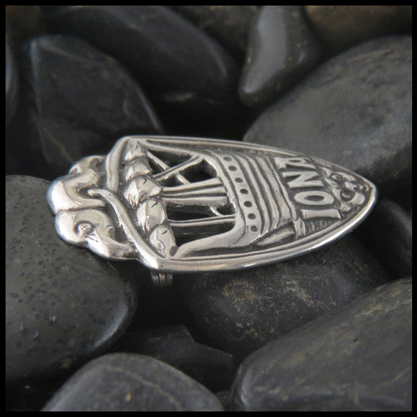 Sterling Silver Iona Brooch