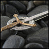 Sword Kilt Pin in Bronze and Sterling Silver, Sterling Silver, Bronze, Sword Kilt Pin, JM2, John McHenry,  Hilt