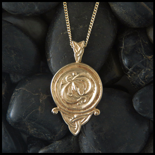 Round Virgen de Guadalupe 14k Gold plated necklace — WE ARE ALL SMITH