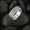 Celtic Knot Ring Band in Sterling Silver