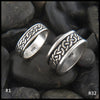 Josephine's Knot Celtic Band Ring in Sterling Silver