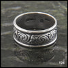 Spiral Knot Celtic Ring Band in Sterling Silver