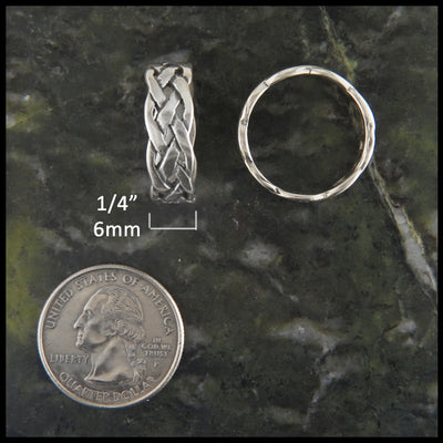 Celtic Open Weave Ring in Sterling Silver – Walker Metalsmiths