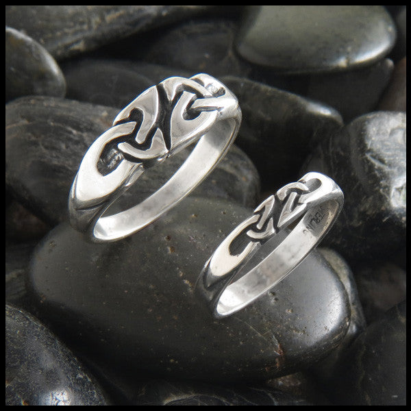 Trinity Knot Ring in Sterling Silver