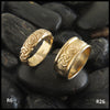 Dal Riada Celtic Ring Band in 14K Gold