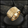Wide St. Andrew's Knot Band Ring in 14K Gold