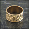 Wide St. Andrew's Knot Band Ring in 14K Gold