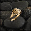 Simple Celtic Claddagh Ring in 14K Gold