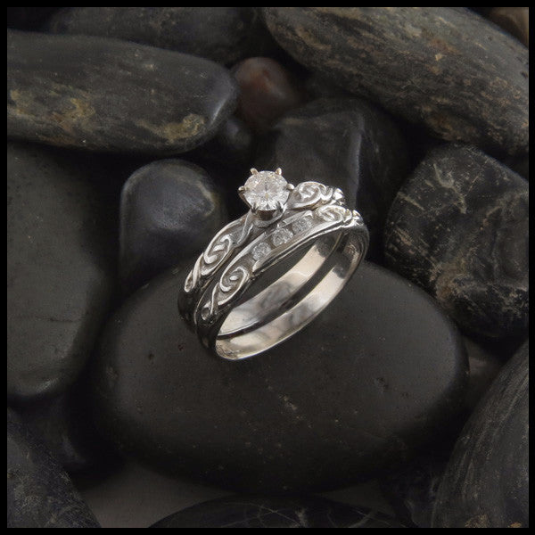 Bypass Engagement Ring Set | Engagement Ring | Nir Oliva Jewelry