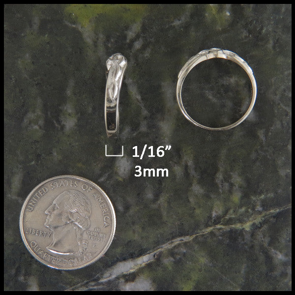 Trinity Knot Celtic Diamond Wedding Set