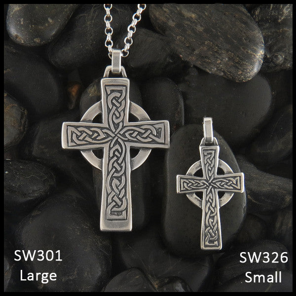 Genesis Celtic Cross in Sterling Silver