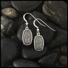 Celtic Knot drop earrings in Sterling Silver
