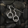 Claddagh Drop Earrings in Sterling Silver