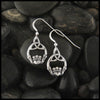 Trinity Claddagh Earrings in Sterling Silver