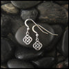 Dainty Josephine's Knot, Lover's Knot, Celtic Earrings in Sterling Silver