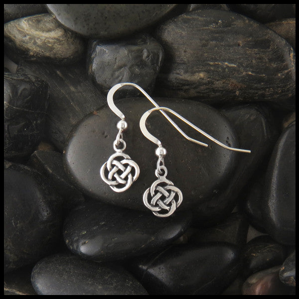 Josephine's Knot Celtic Drop Earrings in Sterling Silver – Walker