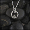 Claddagh Trinity Pendant Necklace in Sterling Silver