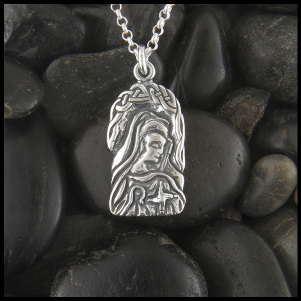 St Brigid pendant in Sterling Silver