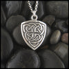 Celtic Shield necklace in Sterling Silver