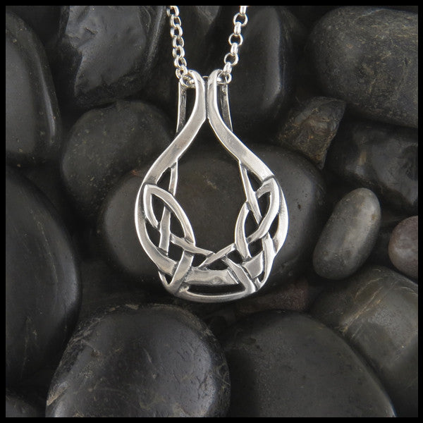 Art Nouveau Celtic Pendant in Sterling Silver