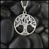 Celtic Tree of Life pendant in Sterling Silver with birthstones