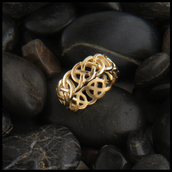 Open Josephine's Knot Ring in 14K Gold – Walker Metalsmiths