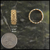 Open Josephine's Knot, Lover's Knot Celtic Ring Band in 14K Gold