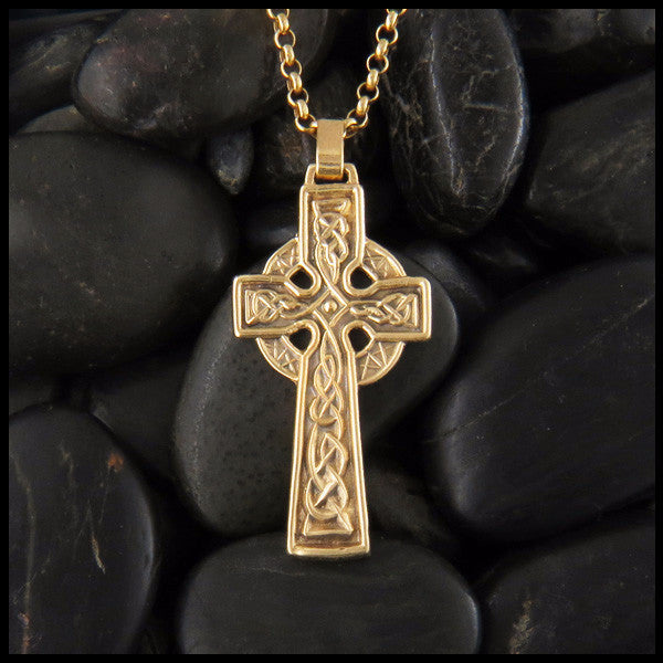 Gold Celtic Cross