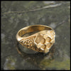 Ornate Celtic Cross Ring in 14K Gold