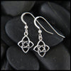 Celtic knot pendant and earring set in 14K Yellow, Rose, or White Gold