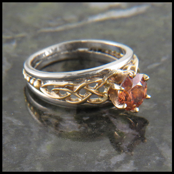 Custom Celtic Engagement Ring