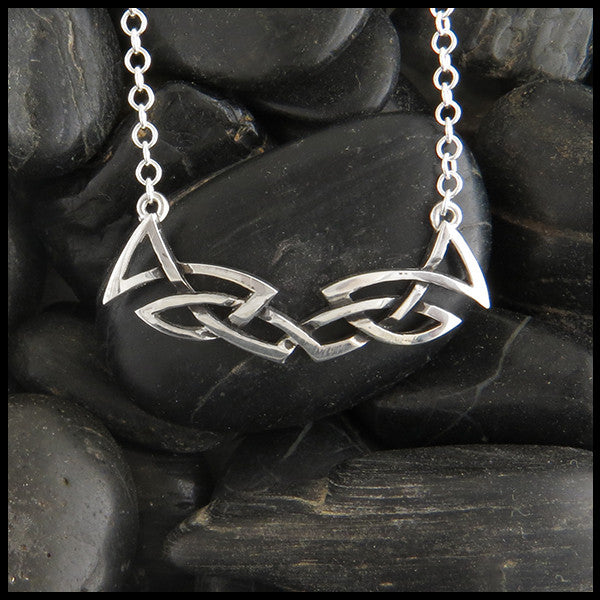 Russel Caldwell Celtic Knot Bar Necklace