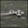 Celtic Sterling Silver Cross Pendant Equal Arm