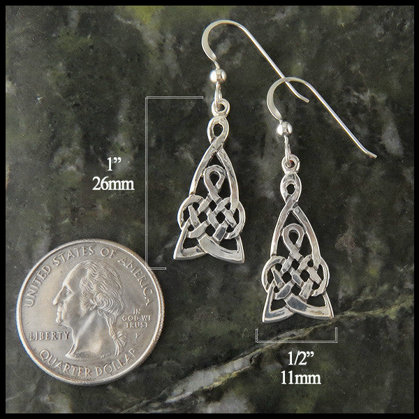 Celtic Earrings by Walker Metalsmiths