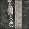 Celtic Knot link bracelet in Sterling Silver