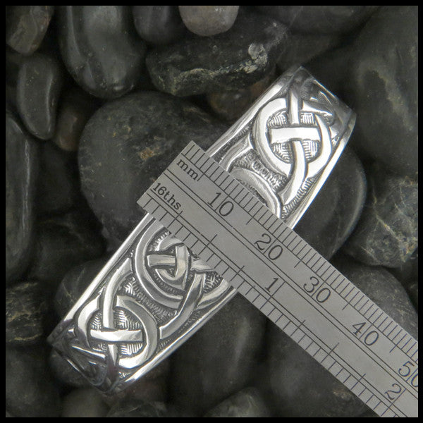 Sterling Silver Celtic cuff bracelet