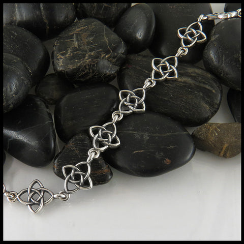 Starlight knot bracelet in Silver