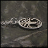 Family Tree pendant profile view
