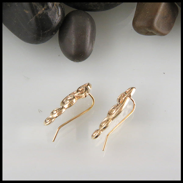 Celtic Trinity knot earrings in Gold