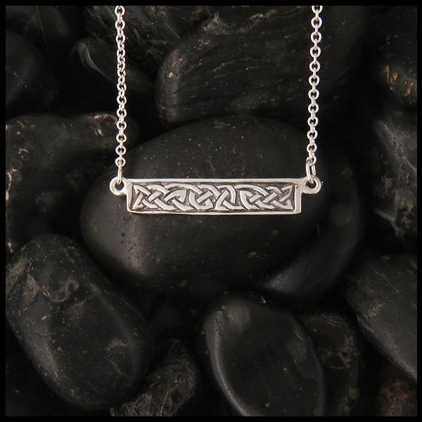 Celtic Knot bar pendant