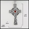 Large Celtic Shamrock cross SW 3511  1"  by 1 3/4" 