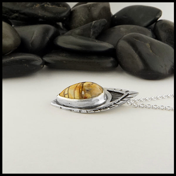 Mookaite Pendant by Walker Metalsmiths