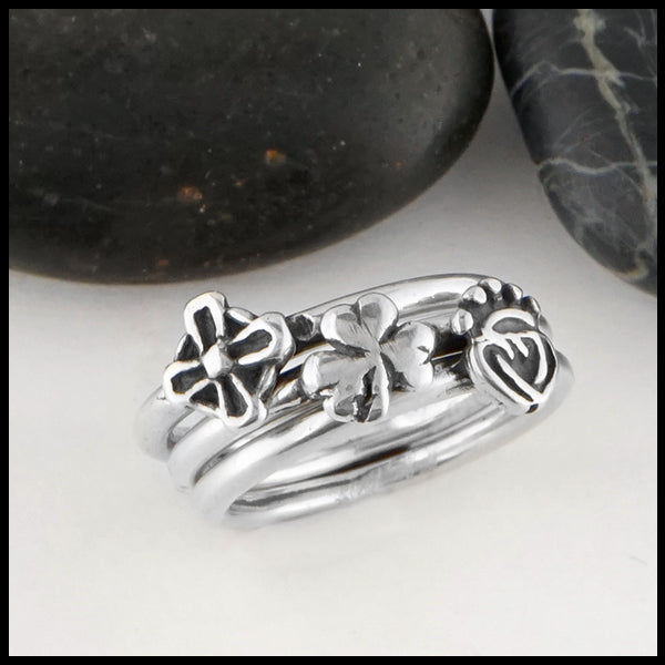 Celtic Charm Stacking Rings