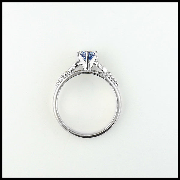 trinity knot engagement ring