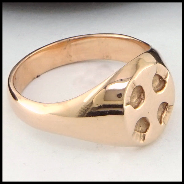 Simple Celtic Cross ring