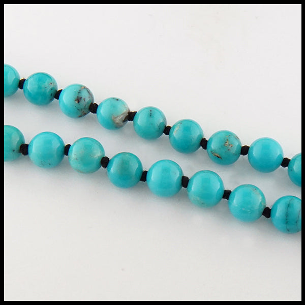 Turquoise Beaded Necklace 