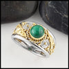 Emerald Cabochon Ring