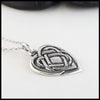 Profile view Personalized Maggie's Heart Pendant