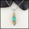 Black opal pendant