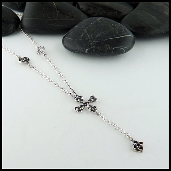 Celtic Equal Arm Celtic Cross Charm Necklace